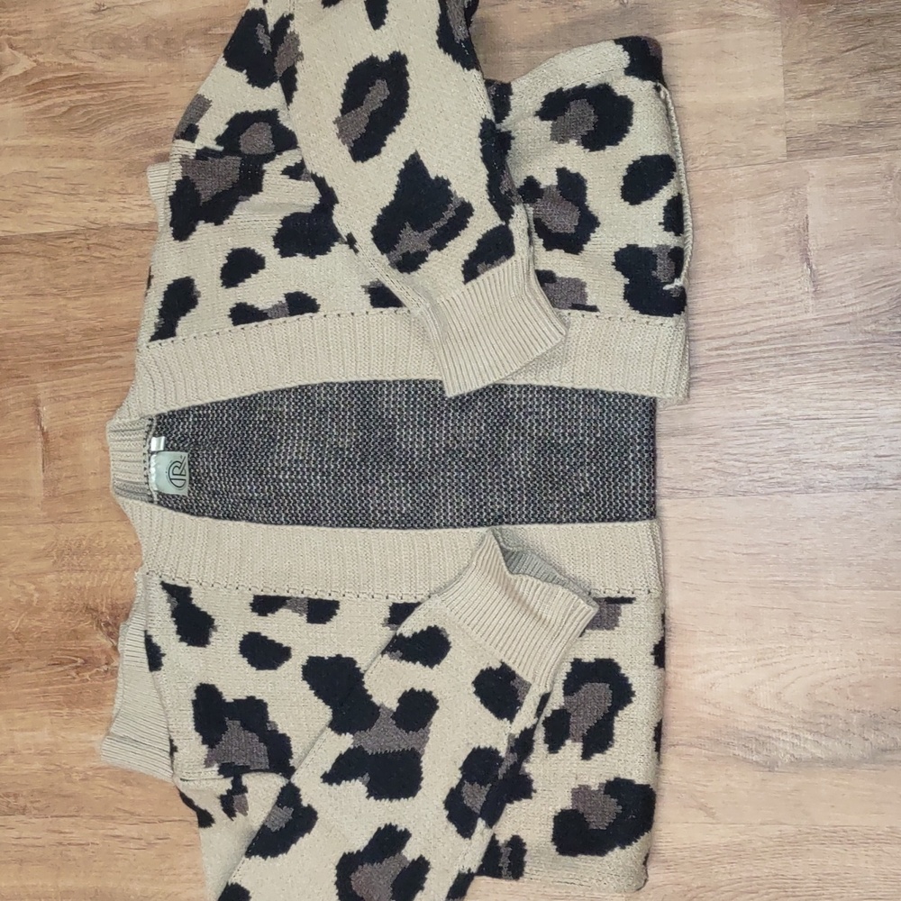 Misses animal print cardigan - Picture 6 of 6